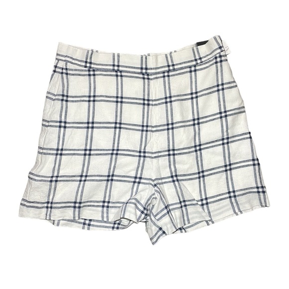Abercrombie & Fitch Womens Windowpane Sheered Crop Top and Shorts Set Small - Picture 7 of 9